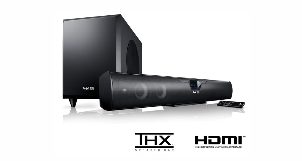 HDMI Soundbar mit Subwoofer