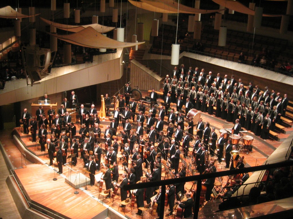Deckensegel der Berliner Philharmonie