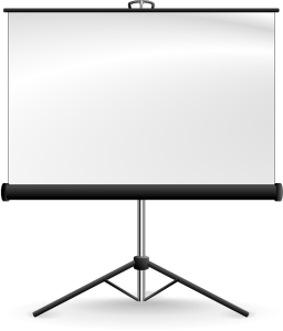 Rollo-Leinwand