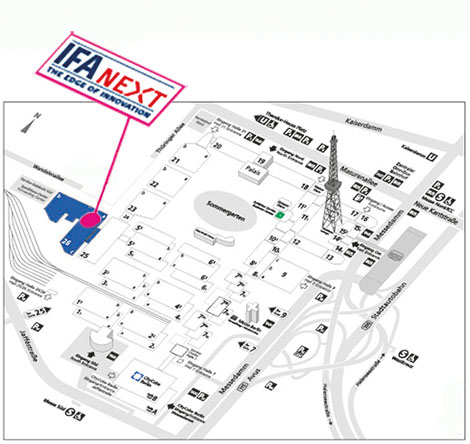 IFA NEXT Standort in der Halle 26 auf der IFA 2017