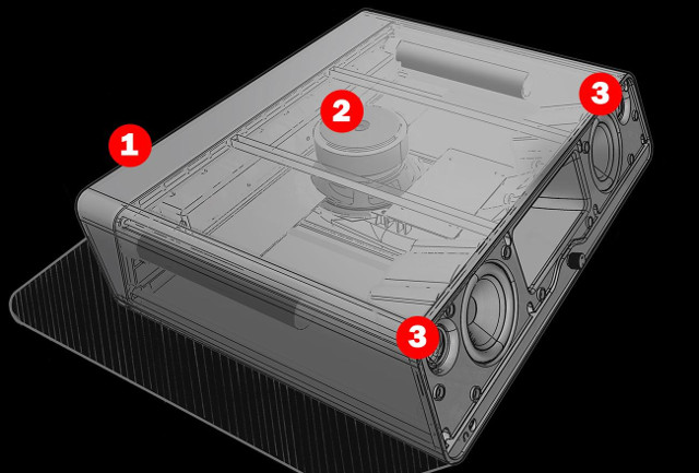 The Teufel Mediadeck PC sounddeck