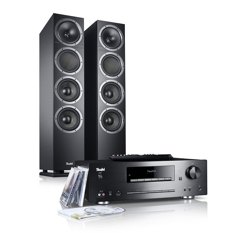 Teufel's Kombo 500 complete stereo system