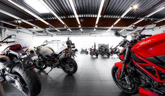 Der Ducati Hauptstadt Flagship Store