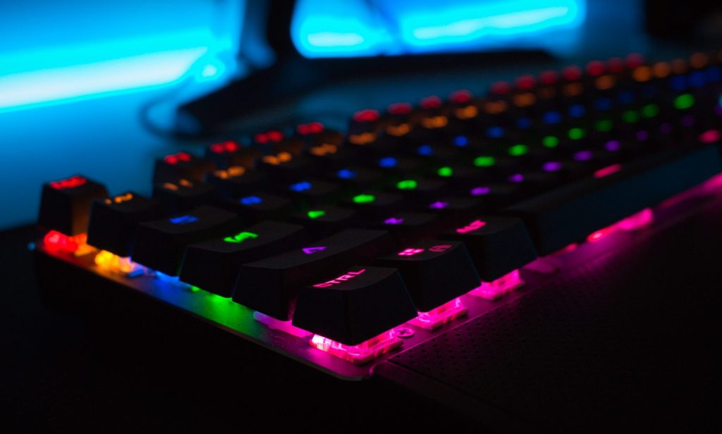 Leuchtende Tastatur
