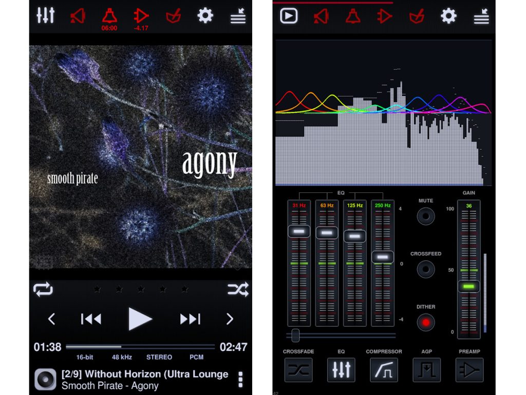 Screenshots Neutron Music Player