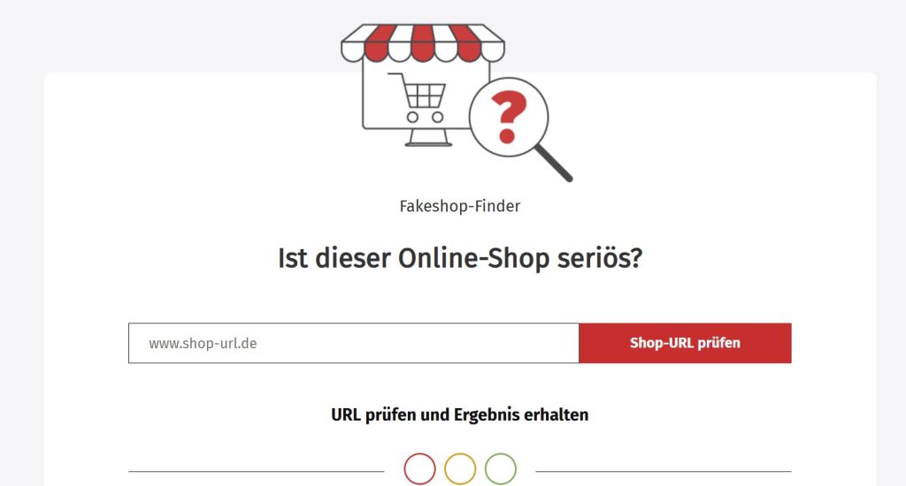 Fakeshop Finder mit URL Eingabe