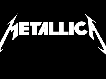 Metallica Logo schwarz