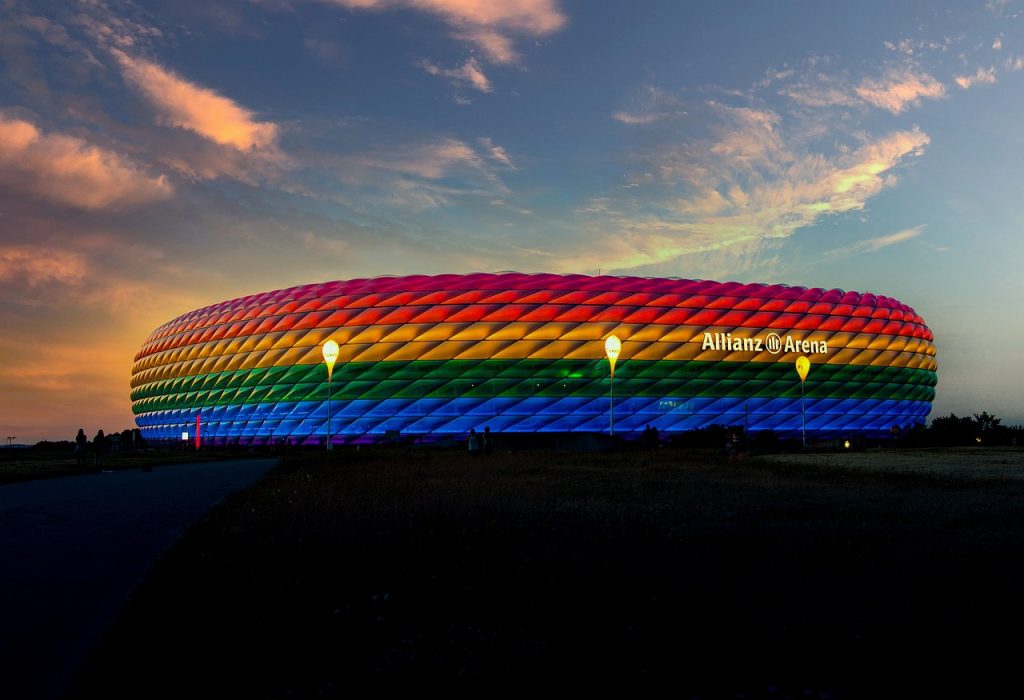 Foto der Allianz Arena in München
