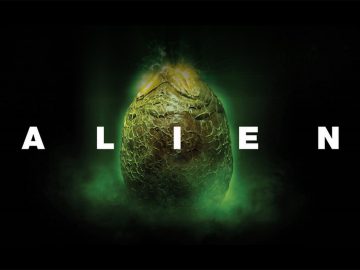 Alien Schriftzug des ersten Alien Films