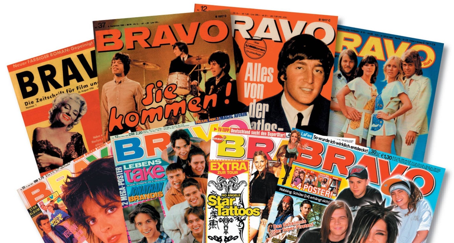 Verschiedene Cover-Titel der Jugendzeitschrift Bravo (IMAGO)